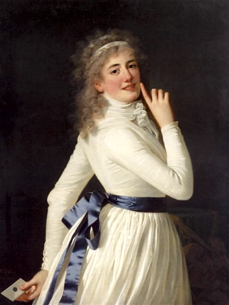 Ritratto dell'attorice teatrale Sophie de Gevaudan, nata Jeanne - Françoise Thevenin